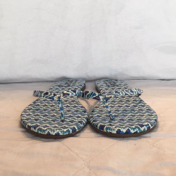 NWOT Sam Edelman Patent Leather Flip Flops Sz 9.5 - Picture 3 of 8